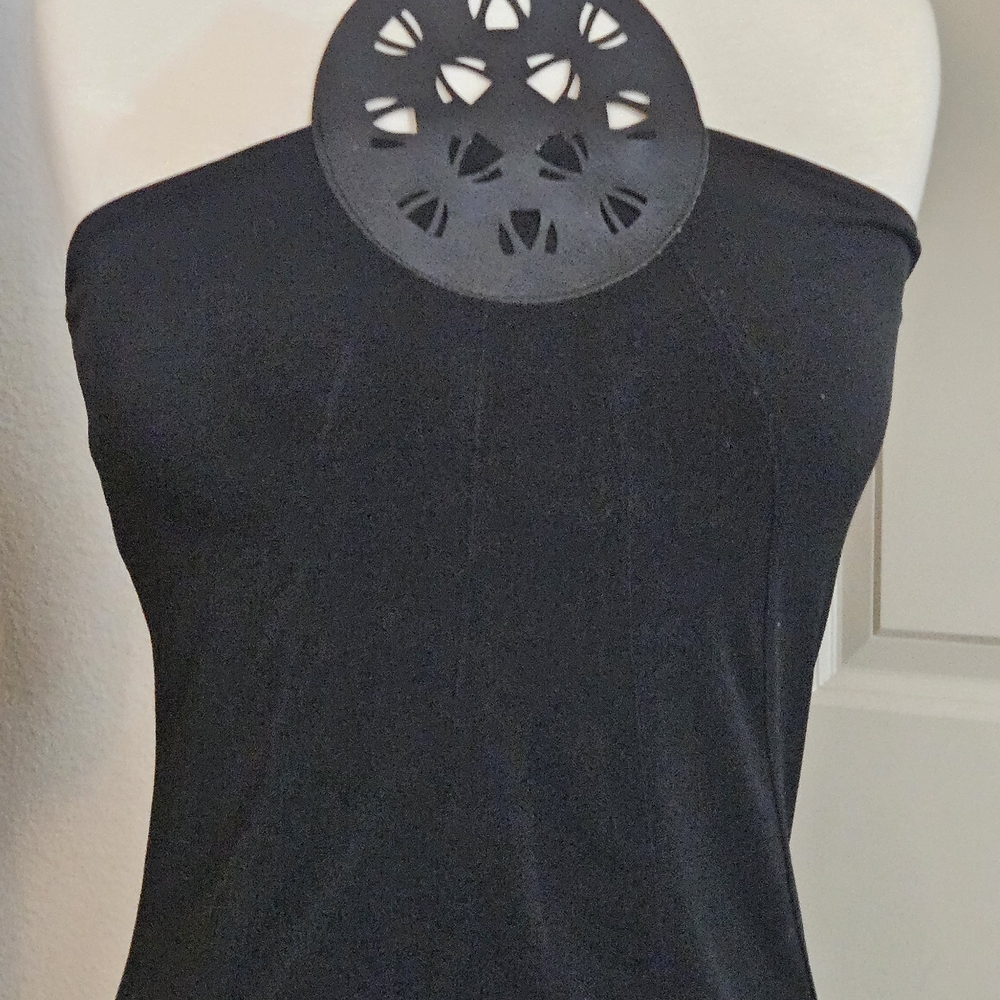 Moda International Black Cutout Blouse